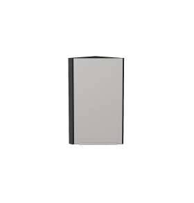 Шкаф верхний торцевой Фьюжн, цвет: Silky Light Grey