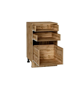 Каркас нижнего шкафа с 3-мя ящиками Н 503, цвет: Дуб Вотан