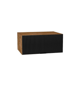 Шкаф верхний горизонтальный глубокий Евро Лайн, цвет: Антрацит