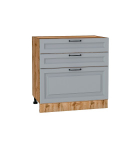 Шкаф нижний с 3-мя ящиками Ницца, цвет: Magnum
