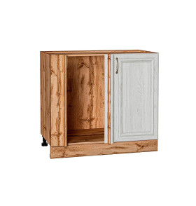 Шкаф нижний угловой Шале, цвет: White Dreamline