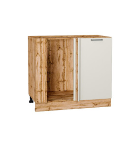 Шкаф нижний угловой Флэт, цвет: Cashmere In 2S