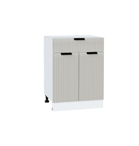 Шкаф нижний с 2-мя дверцами и ящиком Евро Лайн, цвет: Агат