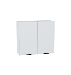 Шкаф верхний с 2-мя дверцами Евро, цвет: Белый