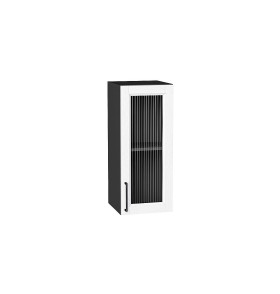 Шкаф верхний с 1-ой остекленной дверцей Сканди, цвет: White Silkwood