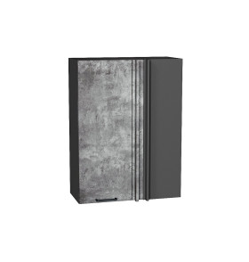 Шкаф верхний прямой угловой Флэт, цвет: Temple Stone 2S