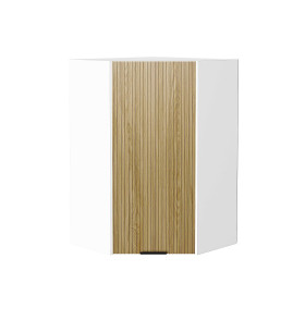 Шкаф верхний угловой Евро Лайн, цвет: Дуб песочный