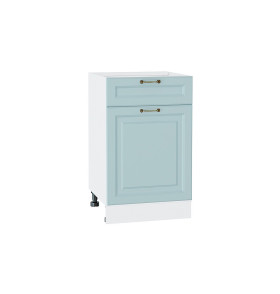 Шкаф нижний с 1-ой дверцей и ящиком Ницца, цвет: Голубой