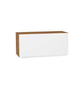 Шкаф верхний горизонтальный Фьюжн, цвет: Silky White