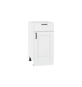 Шкаф нижний с 1-ой дверцей и ящиком Лофт, цвет: Super White