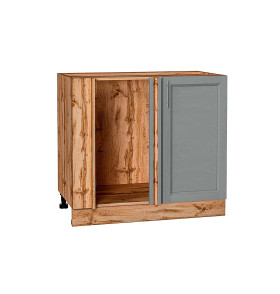 Шкаф нижний угловой Сканди, цвет: Grey Softwood