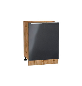 Шкаф нижний с 2-мя дверцами Фьюжн, цвет: Anthracite