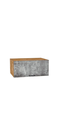 Шкаф верхний горизонтальный глубокий Флэт, цвет: Temple Stone 2S | ЛДСП, Temple Stone 2S