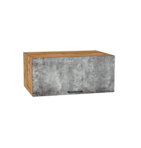 Шкаф верхний горизонтальный глубокий Флэт, цвет: Temple Stone 2S