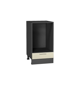 Шкаф нижний под духовку Валерия-М, цвет: Бежевый металлик