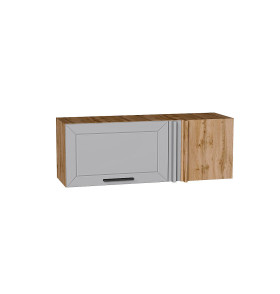 Шкаф верхний прямой угловой горизонтальный Глетчер, цвет: Гейнсборо Силк