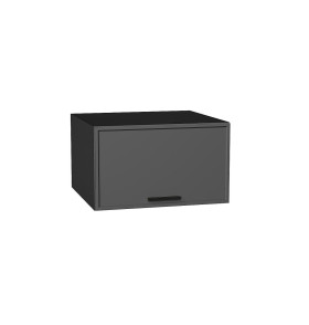 Шкаф верхний горизонтальный глубокий Фрейм, цвет: Stormy Silk