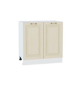 Шкаф нижний с 2-мя дверцами Ницца, цвет: Дуб крем