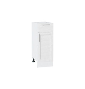 Шкаф нижний с 1-ой дверцей и ящиком Сканди, цвет: White Softwood