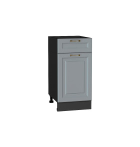 Шкаф нижний с 1-ой дверцей и ящиком Ницца, цвет: Графит