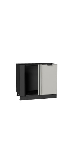 Шкаф нижний угловой Евро, цвет: Агат | Пленка ПВХ., Агат