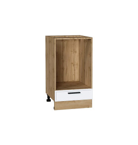 Шкаф нижний под духовку Фрейм, цвет: White Silk