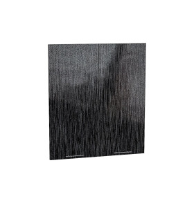 Комплект фасадов Валерия-М для каркаса Ф-50Н В809, цвет: Черный металлик дождь