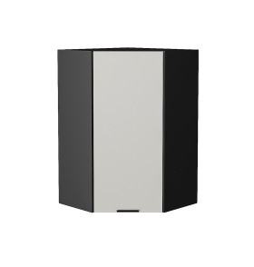 Шкаф верхний угловой Евро, цвет: Агат