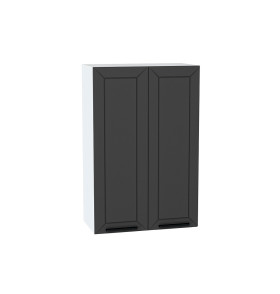 Шкаф верхний с 2-мя дверцами Глетчер, цвет: Маренго Силк