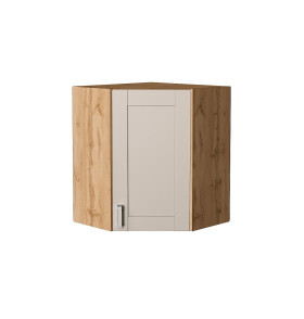 Шкаф верхний угловой Лофт, цвет: Cream Silk