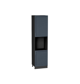 Шкаф пенал с 2-мя дверцами под технику Сканди, цвет: Graphite Softwood