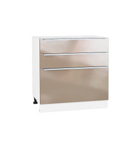 Шкаф нижний с 3-мя ящиками Фьюжн, цвет: Gallant