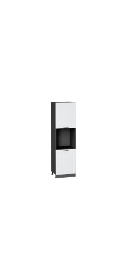 Шкаф пенал с 2-мя дверцами под технику Прага | Белое дерево, Классический стиль