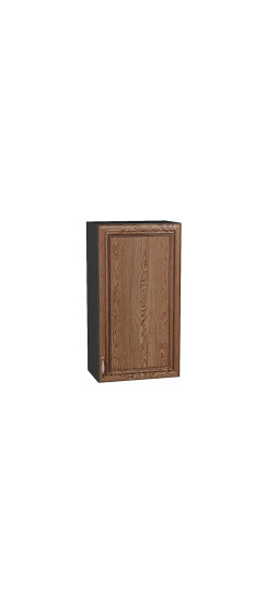 Шкаф верхний с 1-ой дверцей Шале, цвет: Brown Dreamline | Эко Шпон — структурный материал с защитным слоем оверлея (Южная Корея). Отличается высокой стойкостью к истиранию и механическим повреждениям. Репродукция натуральных материалов — Super Realistic. 