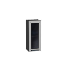 Шкаф верхний с 1-ой остекленной дверцей Глетчер, цвет: Гейнсборо Силк