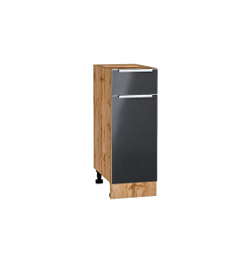 Шкаф нижний с 1-ой дверцей и ящиком Фьюжн, цвет: Anthracite