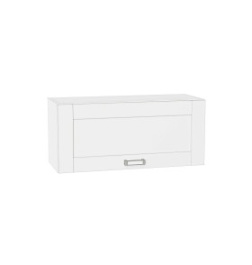 Шкаф верхний горизонтальный Лофт, цвет: White Silk