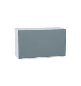 Шкаф верхний горизонтальный Фьюжн, цвет: Silky Blue