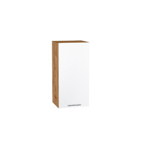 Шкаф верхний с 1-ой дверцей Валерия-М, цвет: Белый глянец