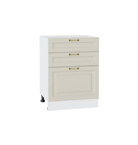 Шкаф нижний с 3-мя ящиками Ницца, цвет: Агат