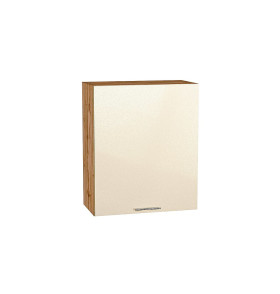 Шкаф верхний с 1-ой дверцей Валерия-М, цвет: Бежевый металлик