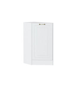 Шкаф нижний торцевой Ницца, цвет: Белый