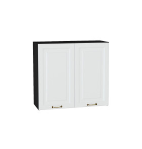 Шкаф верхний с 2-мя дверцами Ницца, цвет: Белый