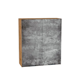 Шкаф верхний с 2-мя дверцами Флэт, цвет: Temple Stone 2S