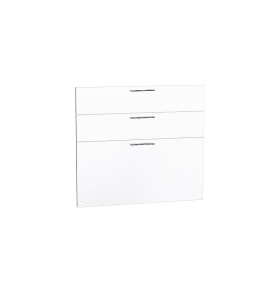 Комплект фасадов Валерия-М для каркаса Ф-53 Н803, цвет: Белый глянец