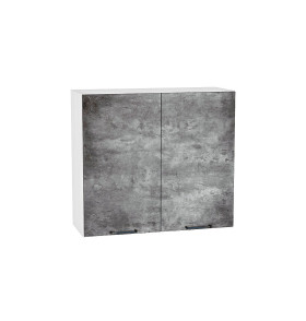 Шкаф верхний с 2-мя дверцами Флэт, цвет: Temple Stone 2S