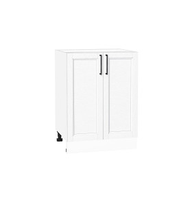 Шкаф нижний с 2-мя дверцами Сканди, цвет: White Silkwood