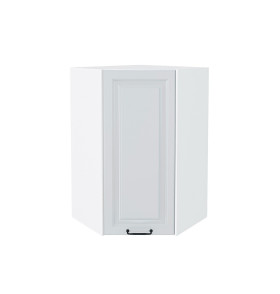 Шкаф верхний угловой Ницца, цвет: Blanco