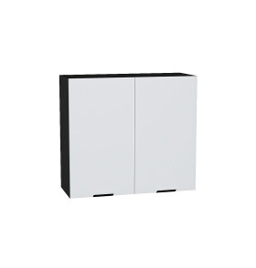 Шкаф верхний с 2-мя дверцами Евро, цвет: Белый