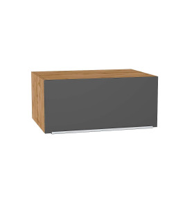 Шкаф верхний горизонтальный глубокий Фьюжн, цвет: Stormy Silk